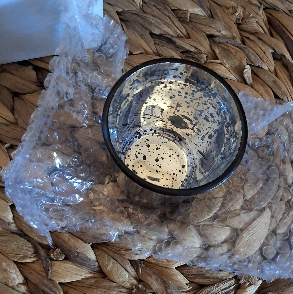 BNIB KATE ASPEN Set Of 4 Elegant Blue and Gold Candle Holder - Picture 6 of 11